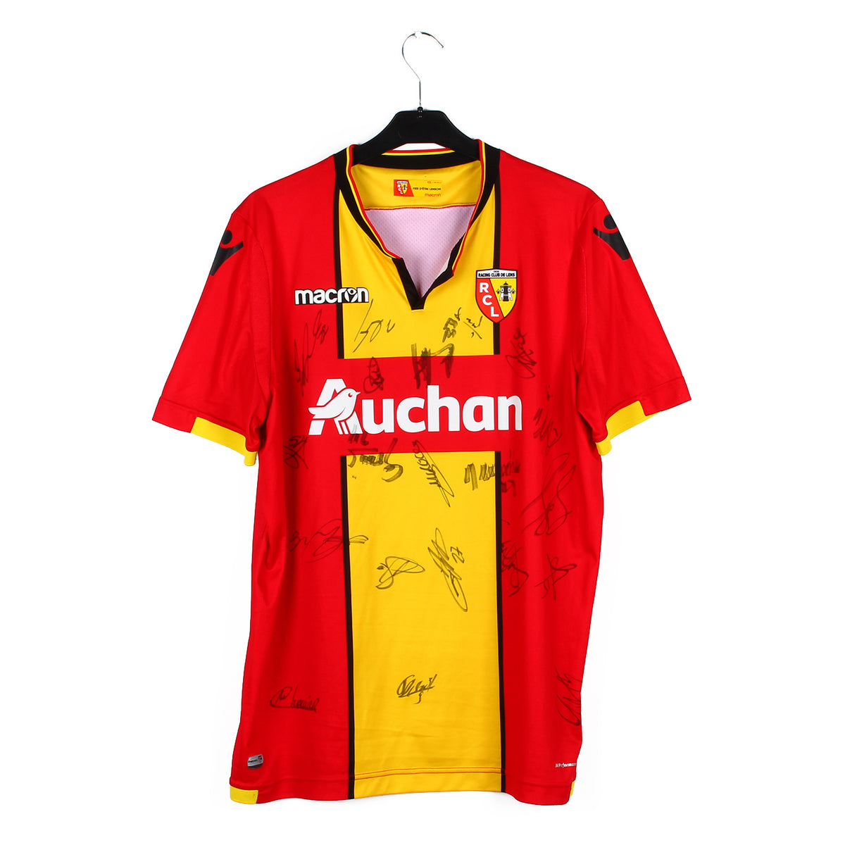 Maillot Macron RC Lens Rouge/Jaune neuf : Homme