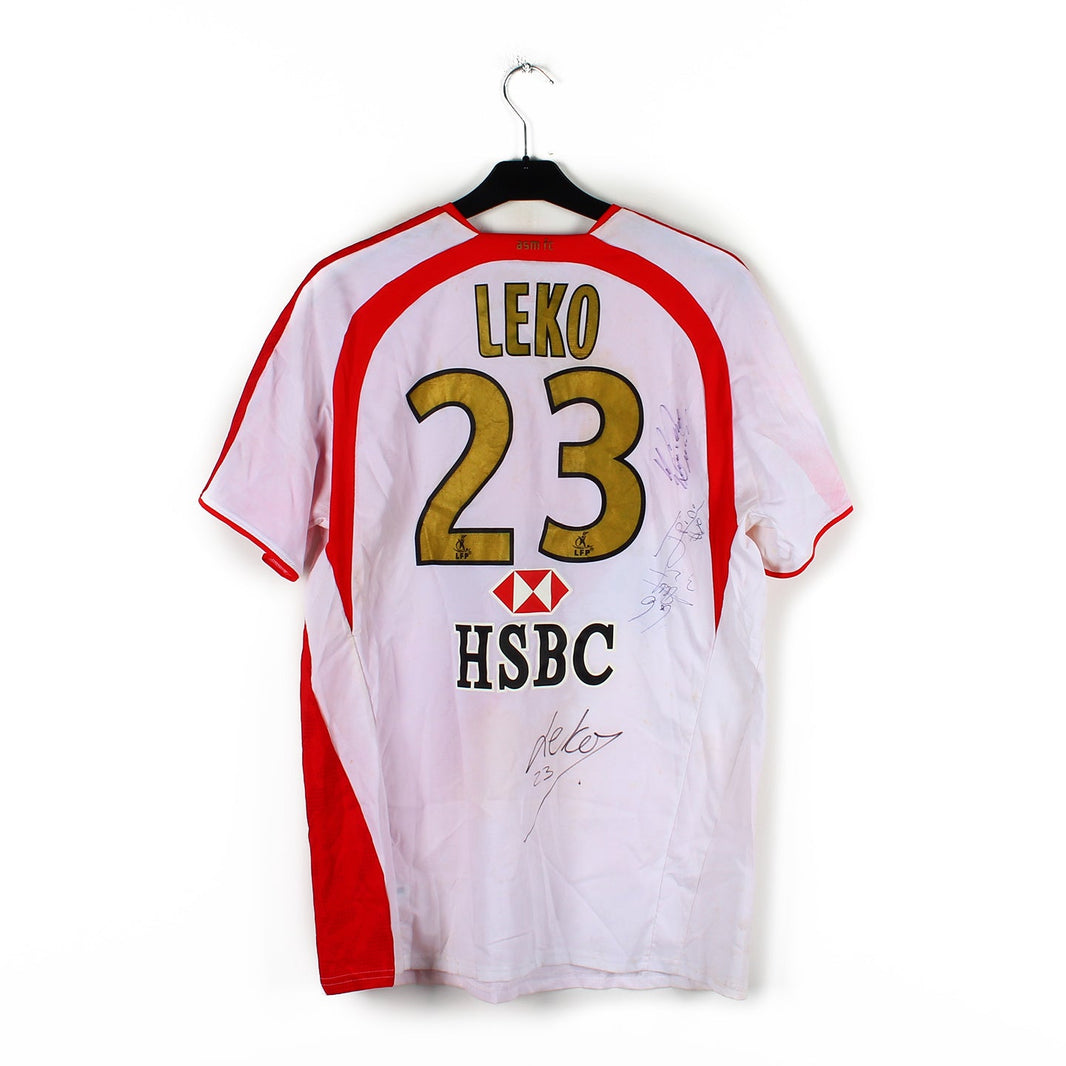 2007/08 - AS Monaco - Leko #23 (XL) [MATCH ISSUE] *signé*