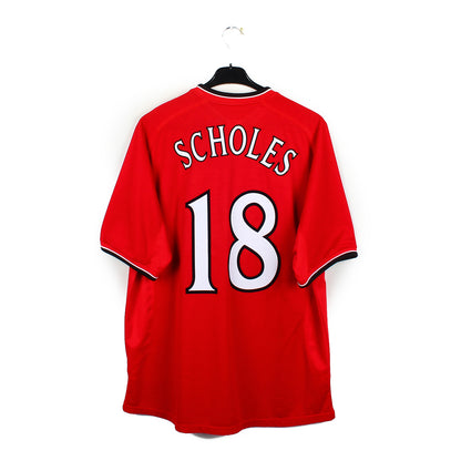 2000/02 - Manchester United - Scholes #18 (XL)