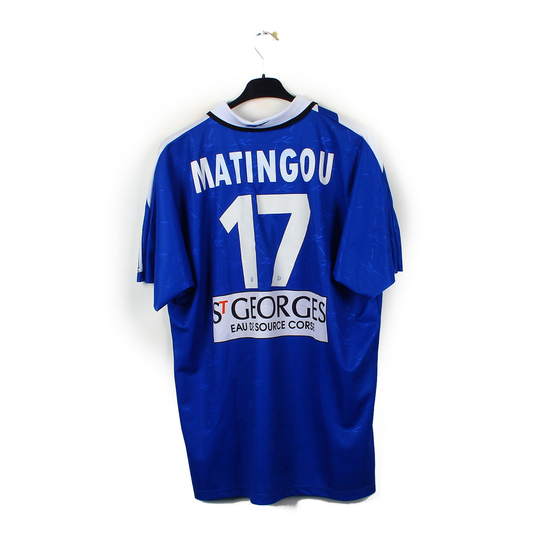 1998/99 - Bastia - Matingou #17 (XL) [MATCH ISSUE]