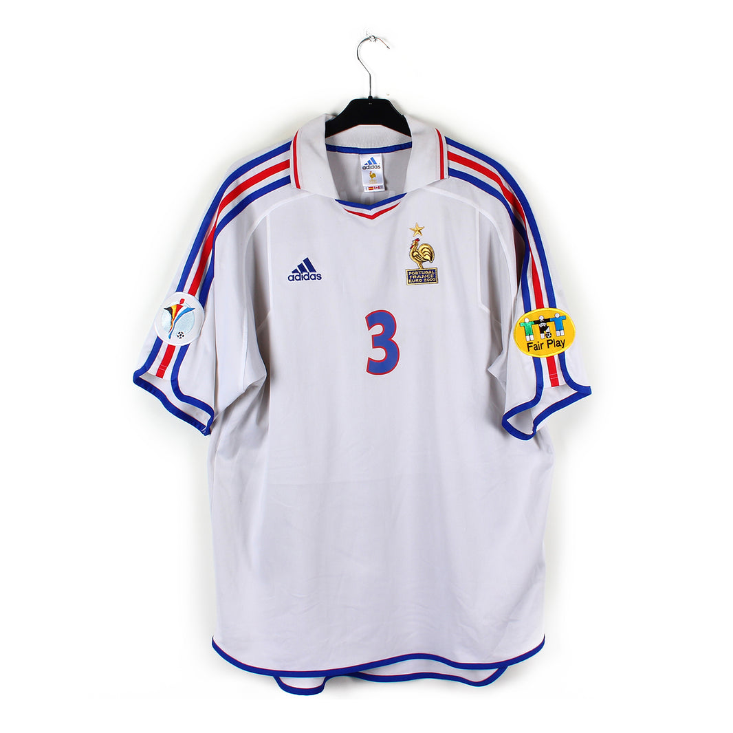 2000 - Equipe de France - Lizarazu #3 (XL) *France vs Portugal*