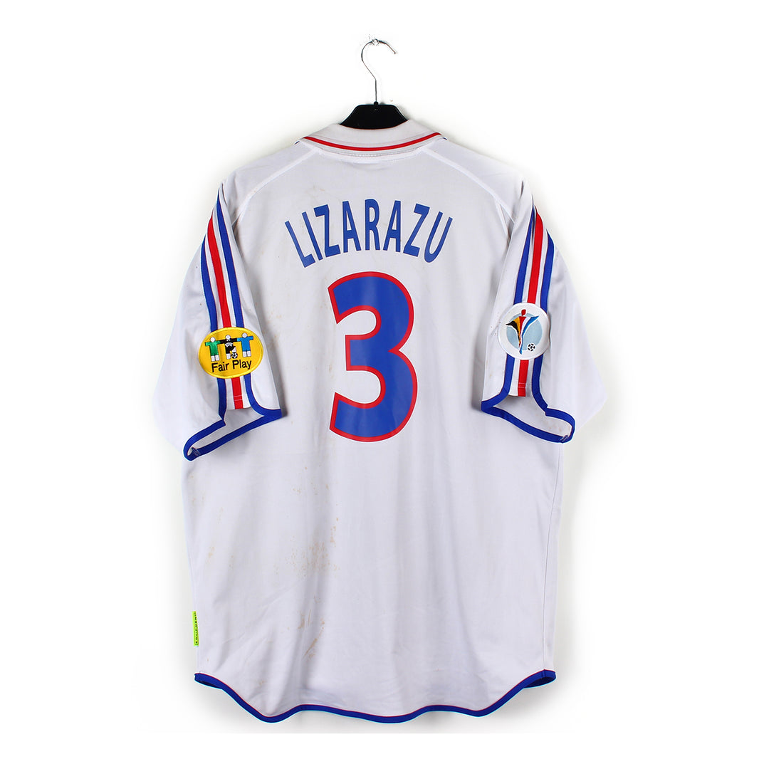 2000 - Equipe de France - Lizarazu #3 (XL) *France vs Portugal*