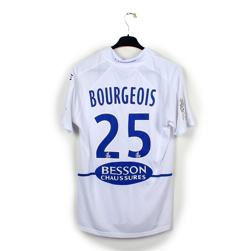 2009/10 - Auxerre - Bourgeois #25 (XL) [MATCH ISSUE]