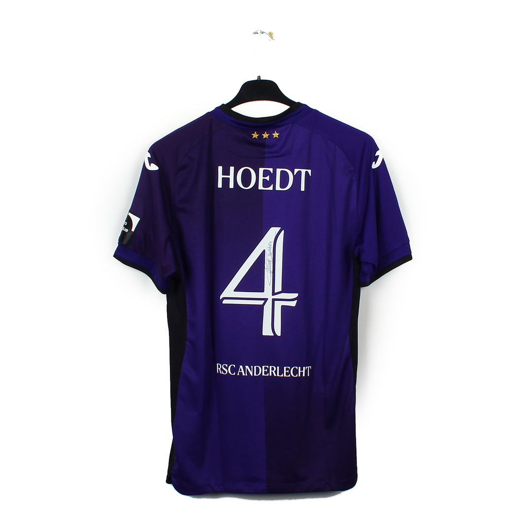 2022/23 - Anderlecht - Hoedt #4 (L) [MATCH WORN] *coffret* *signé*