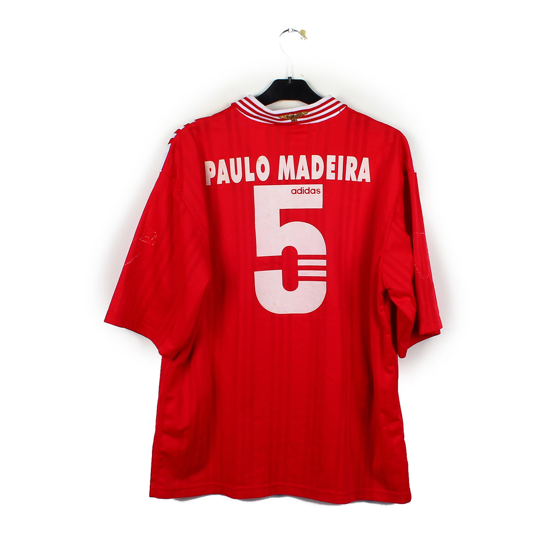 1997/98 - Benfica - Paulo Madeira #5 (XL) [MATCH ISSUE] *signé*