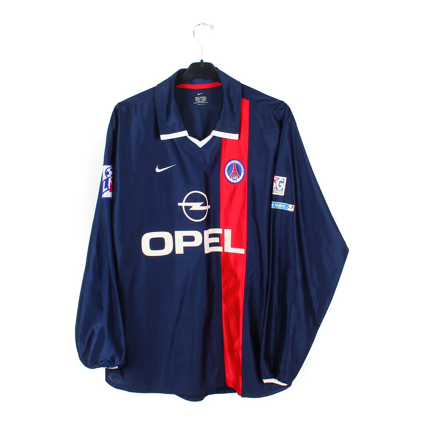 100% Authentic Rare Vintage Nike Ligue One France PSG Opel Blue