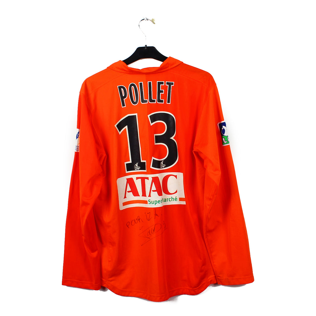 2007/08 - RC Lens - Pollet #13 (XL) [MATCH ISSUE] *signé*