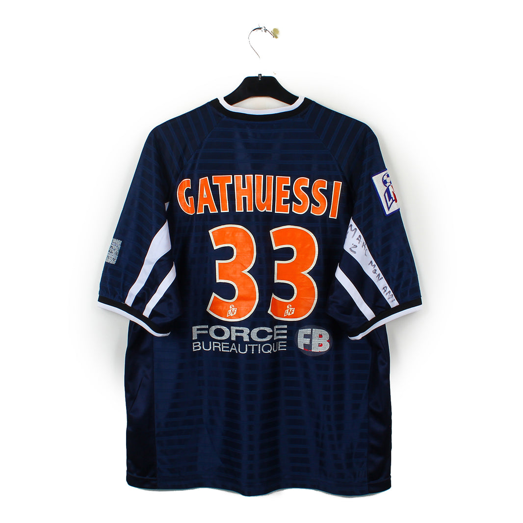 2001/02 - Montpellier - Gathuessi #33 (XL) [MATCH ISSUE] *signé*