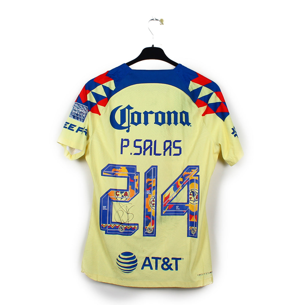 2023/24 - Club America - P.Salas #214 (L) [MATCHWORN] *signé* *coffret*