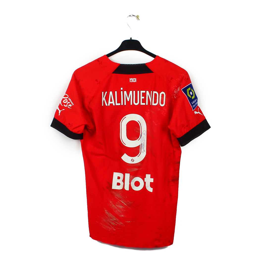 2023/24 - Stade Rennais - Kalimuendo #9 (M) [MATCHWORN] *signé* *coffret*