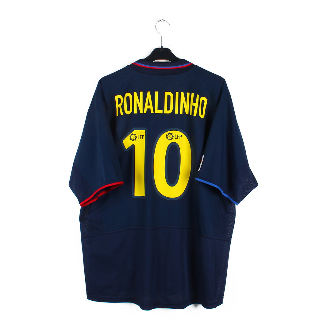 2002/04 - Barcelone - Ronaldinho #10 (XL)