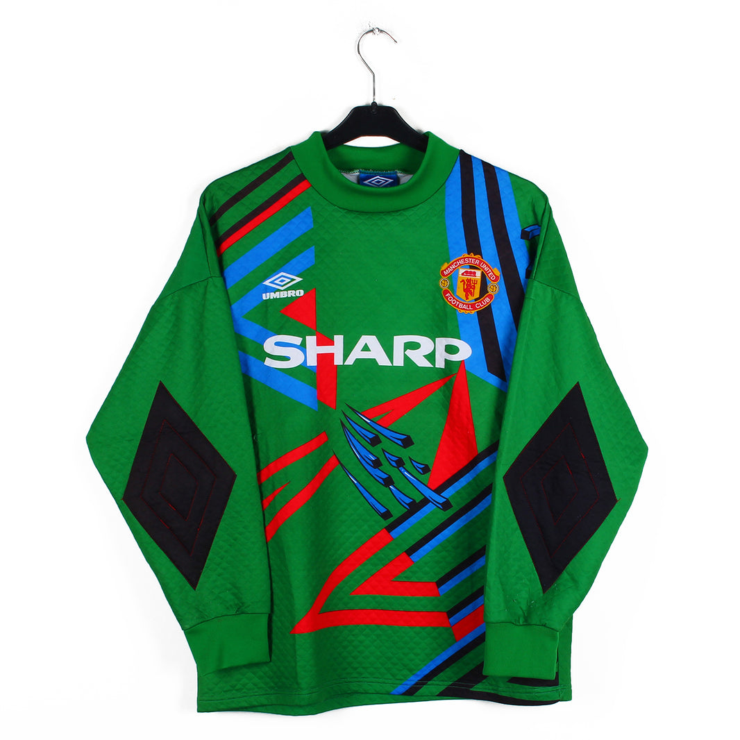 Manchester united 1992/93 gk shirt gardien goalkeeper 1993