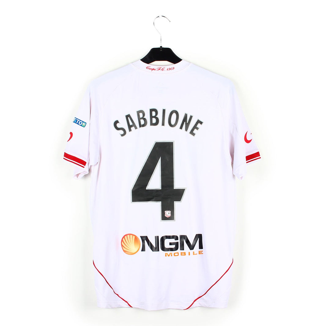 2014/15 - Carpi FC - Sabbione #4 (L) [MATCH ISSUE] *signé*