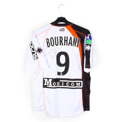 2007/08 - Lorient FC - Bourhani #9 (L) [porté] *signé*