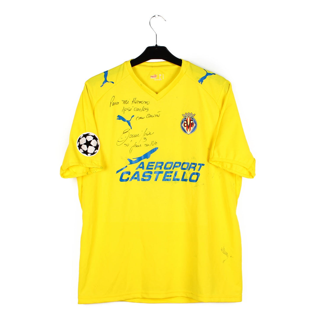 2008/09 - Villarreal - Edmilson #3 (L) [MATCH ISSUE] *signé*