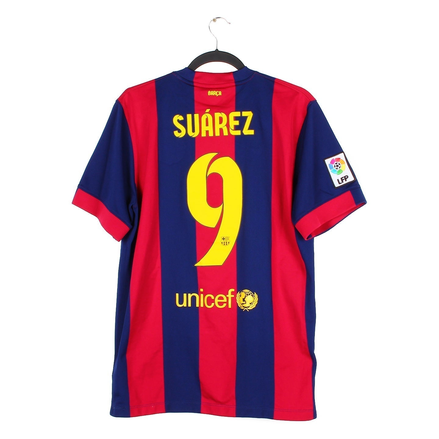 FC Barcelona 2014-2015 Home Short Sleeve Football Shirt [As worn by Messi,  Neymar & Suárez]